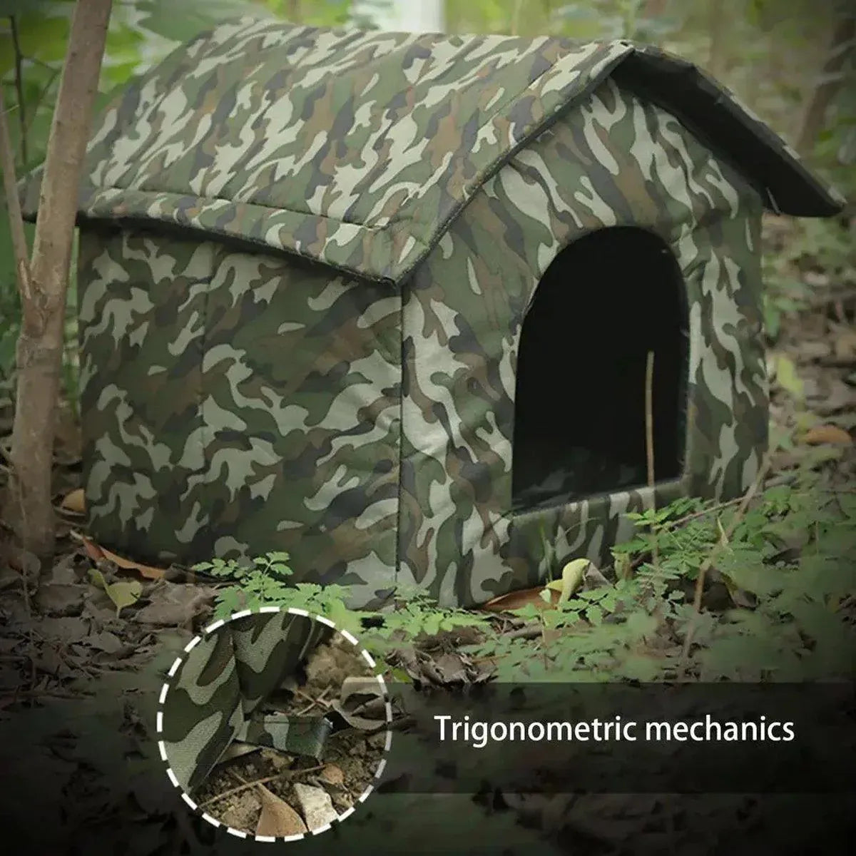 Waterproof Outdoor Cat Nest Stray Pet Hiding Nest Simple Dog House Shelter Bed - L