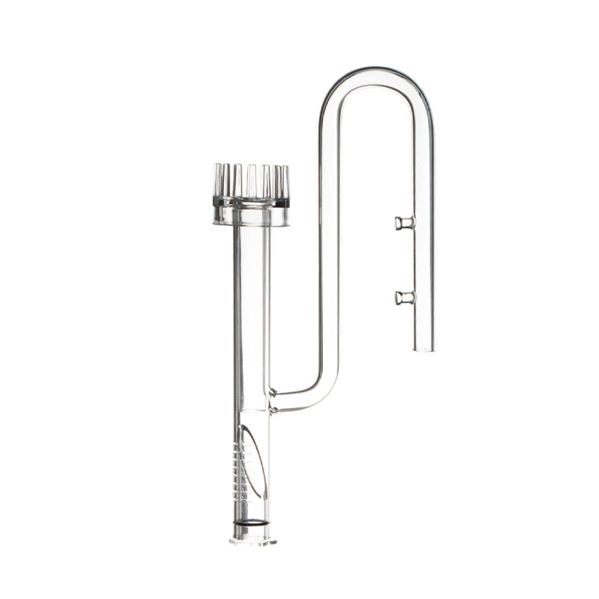 Aquarium Glass Inlet Outlet Pipe Fish Tank Filter Oil Film Remover Plant Holder - Hemispherical outlet-12mm