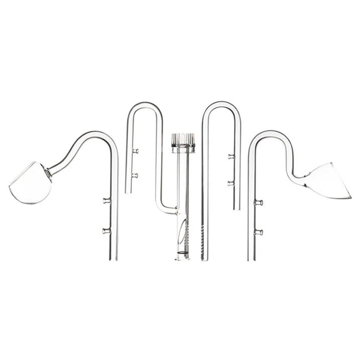 Aquarium Glass Inlet Outlet Pipe Fish Tank Filter Oil Film Remover Plant Holder - Speaker outlet-12mm