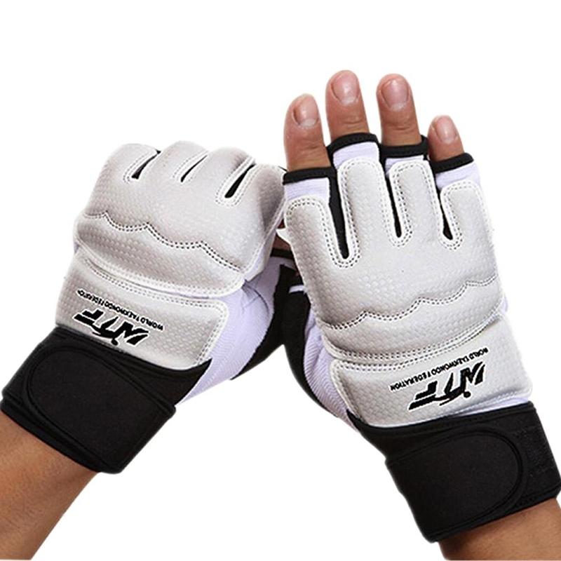 Adults Half Finger Sandbag Training Boxing Gloves - Pu Leather For Fitness And Sparring