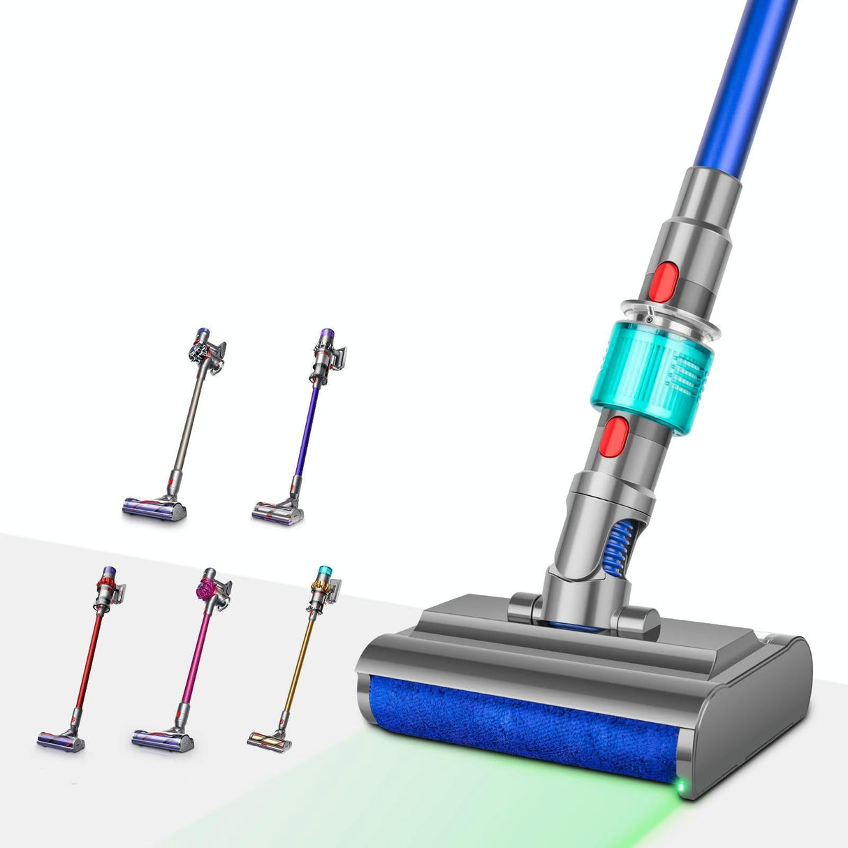 Versatile Wet / Dry Mopping Head for Dyson Vacuums