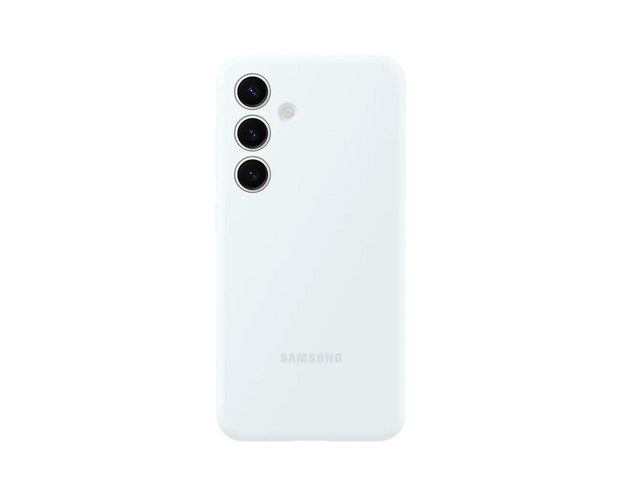 Samsung Silicone Case for Galaxy S24 - White