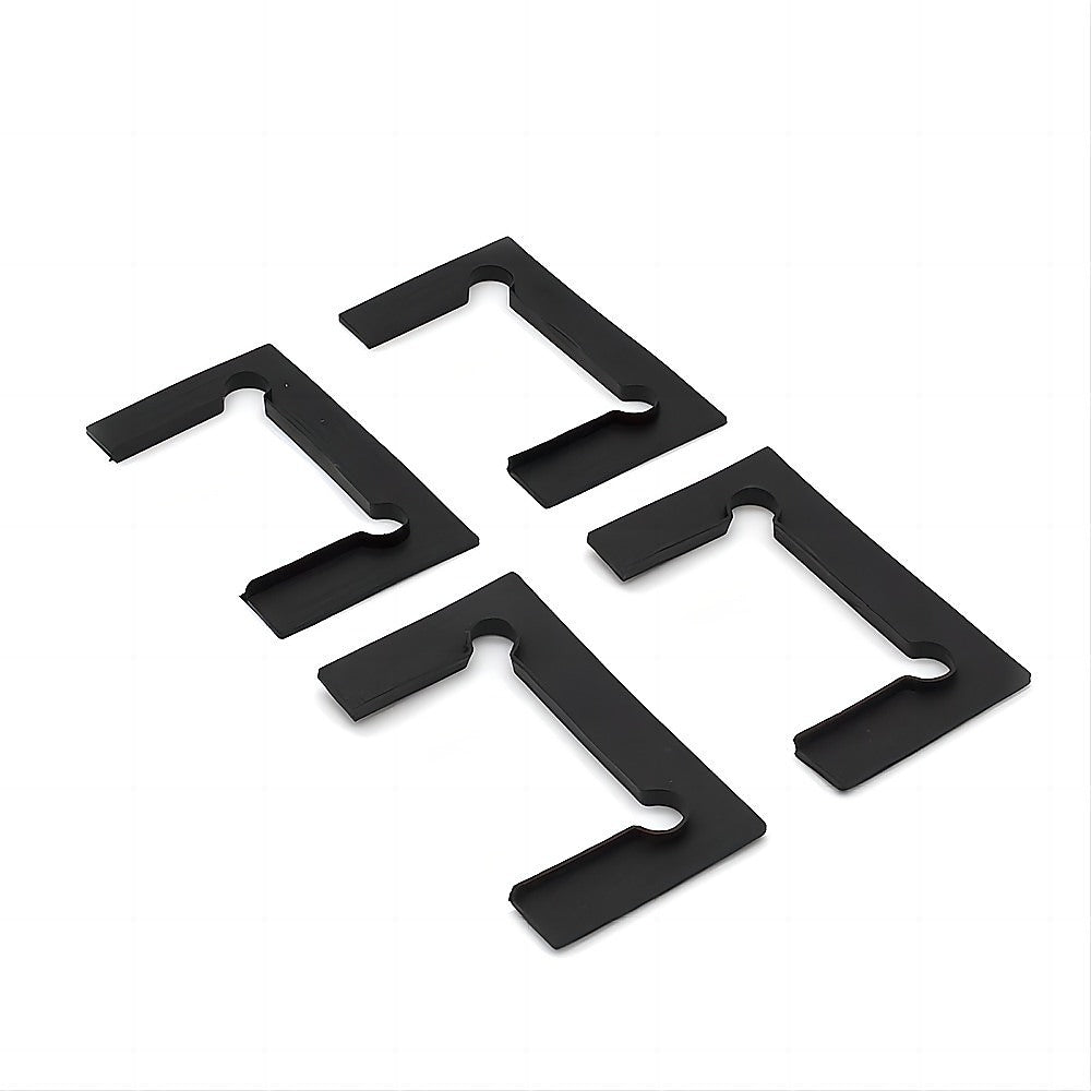 90cm Wall to Wall Frameless Shower Screen with White Brackets and SS Hinges, Round Handle