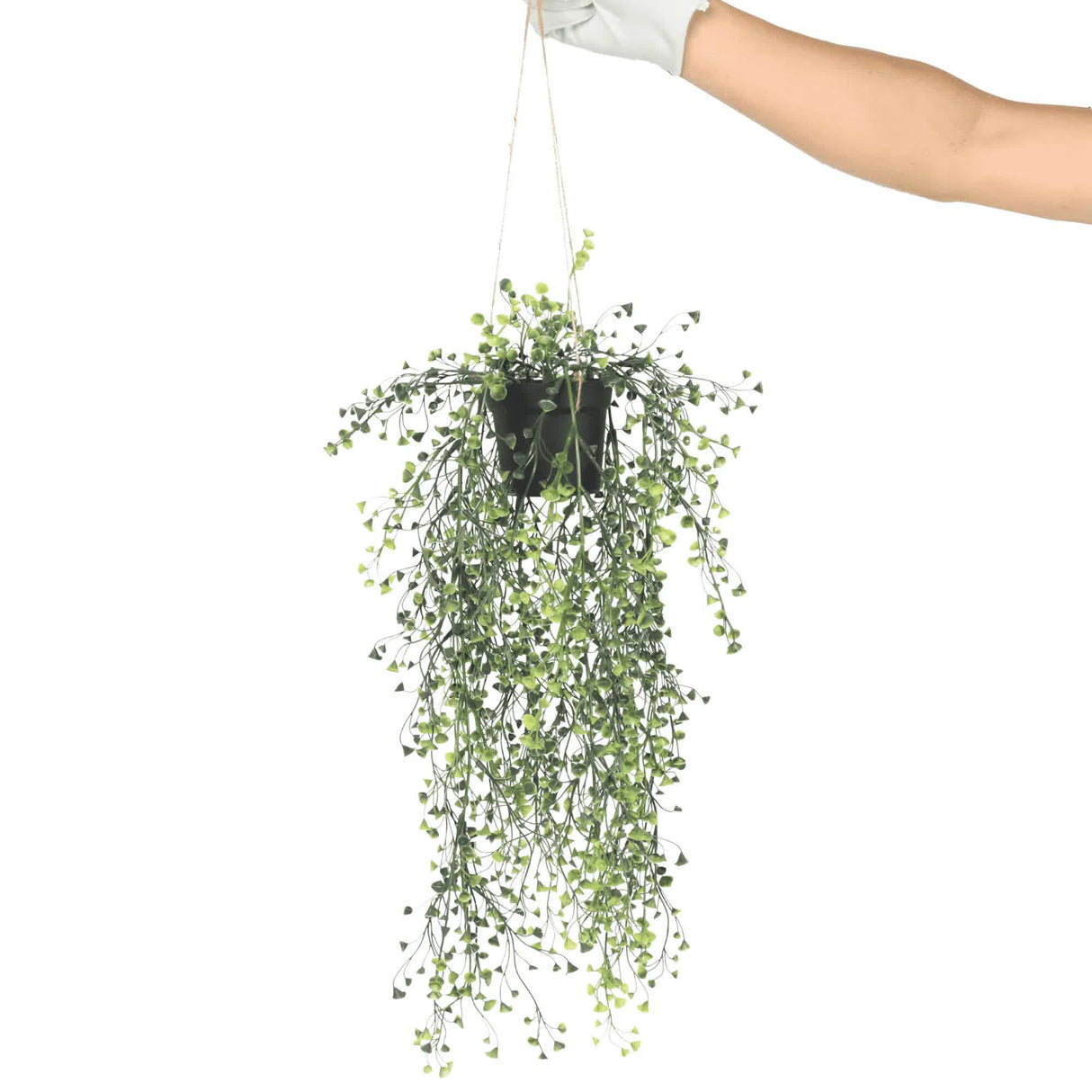 Artificial Hanging Pearls (Potted) 56cm UV Resistant