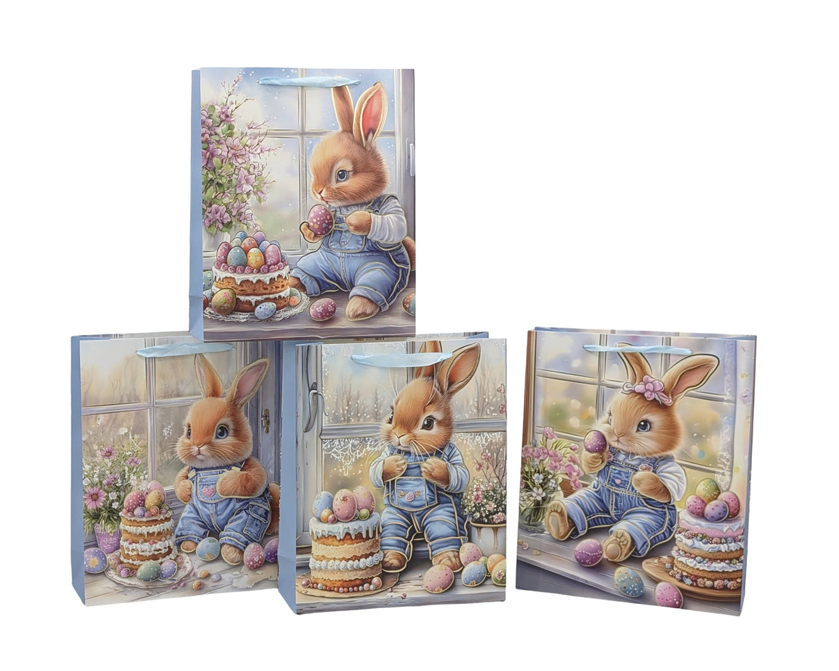 bulk 24 Easter Confections Gift Bag Large 4 Asst