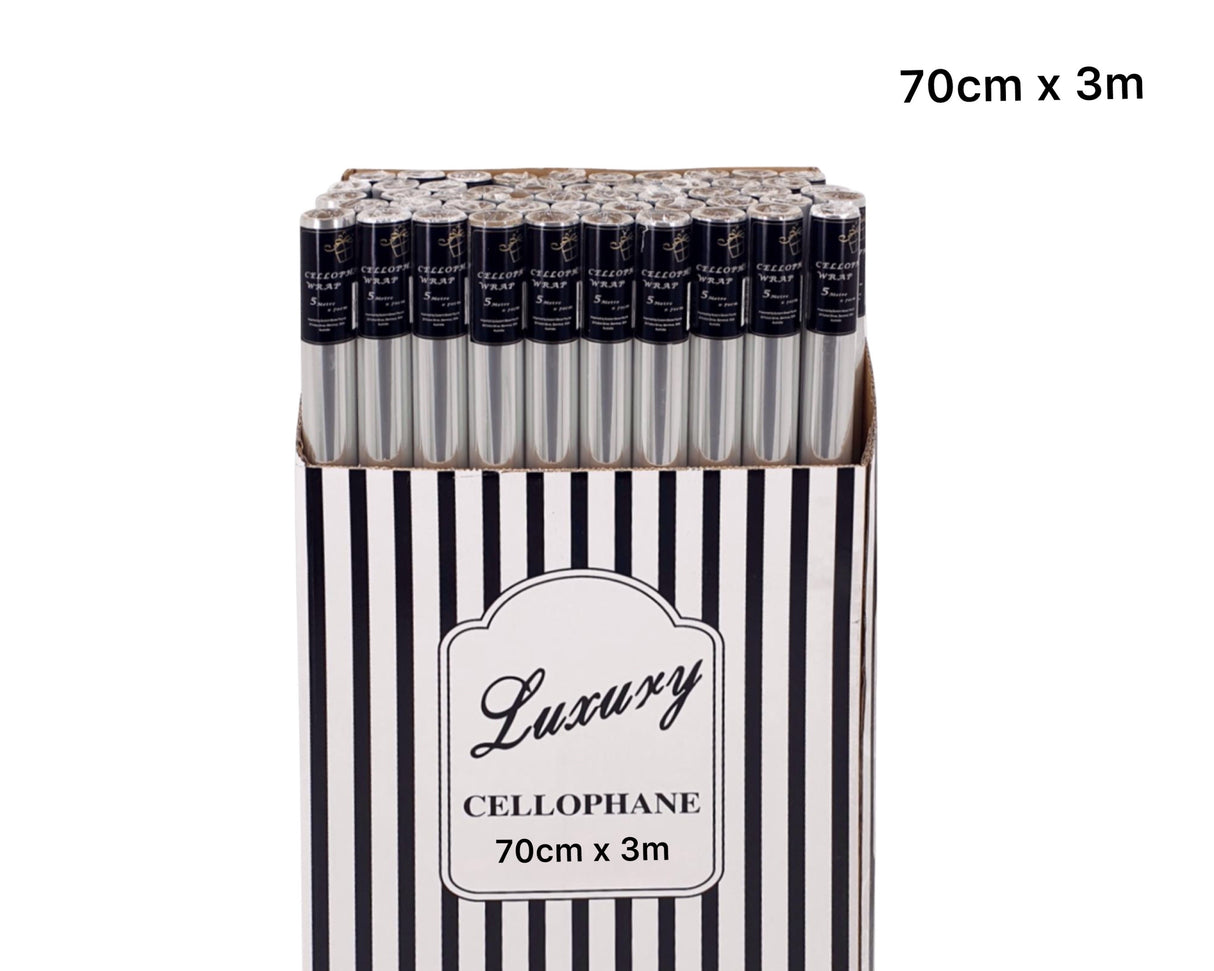 bulk 50 Cellophane 70cmx3m on 38mm Core