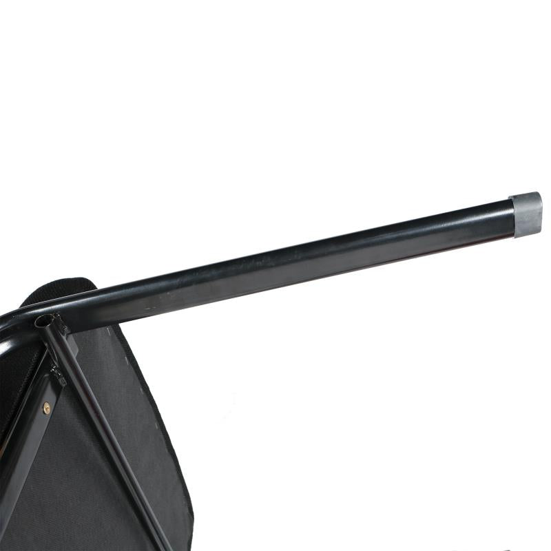 NNECN Stackable & Linkable Office Conference Visitor Community Chairs (Set of 7-Black)