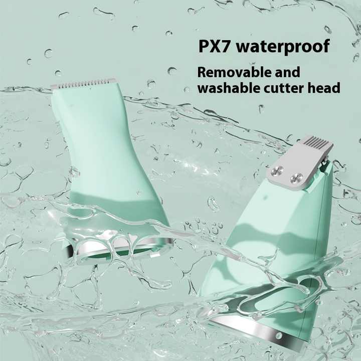 Light Green 4-in-1 Pet Grooming Electric Clippers - Professional Rechargeable Trimmer for Dogs & Cats, Paw, Fur, Nail, and Ear Care