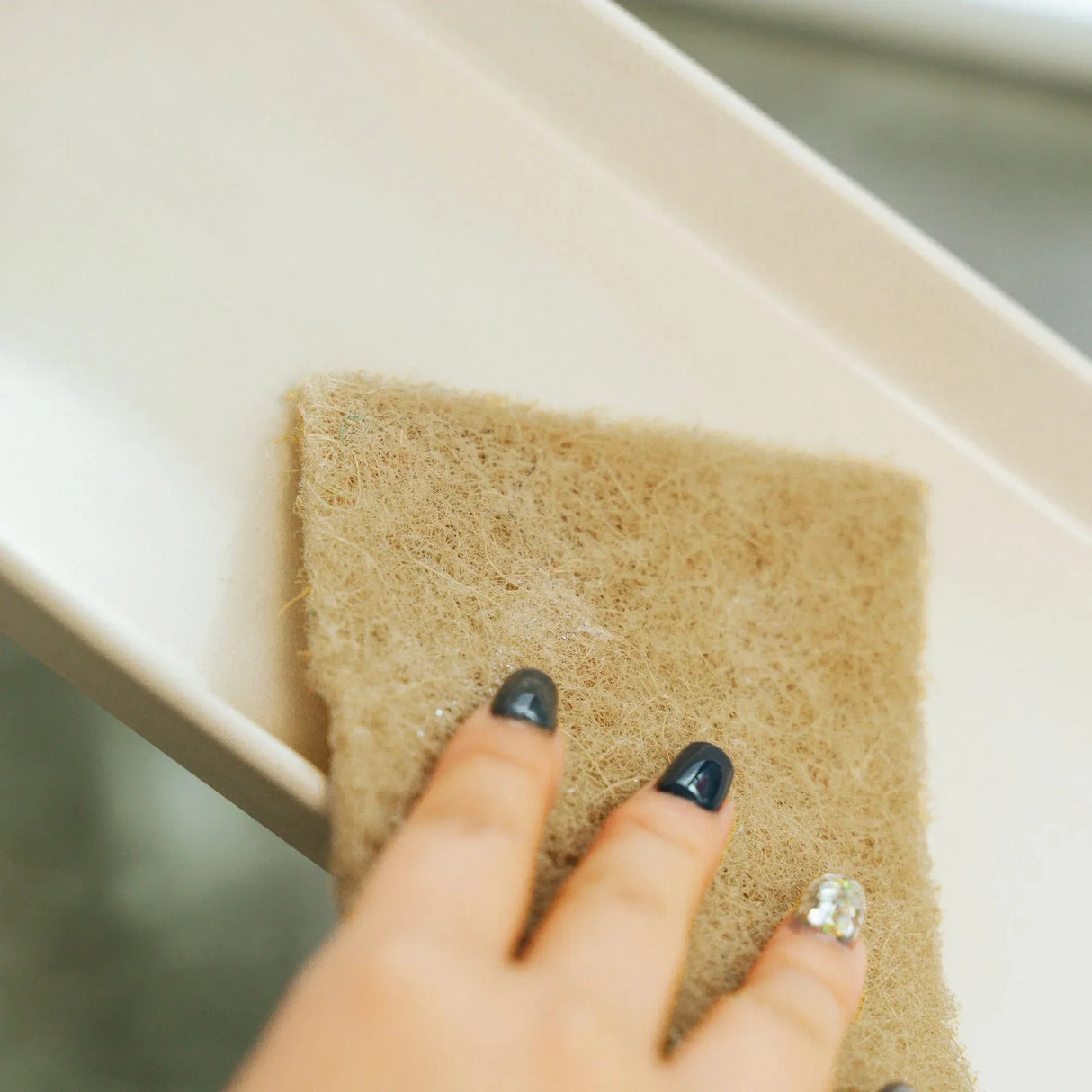 2 Pcs Clevinger Natural Fibre Scouring Pad