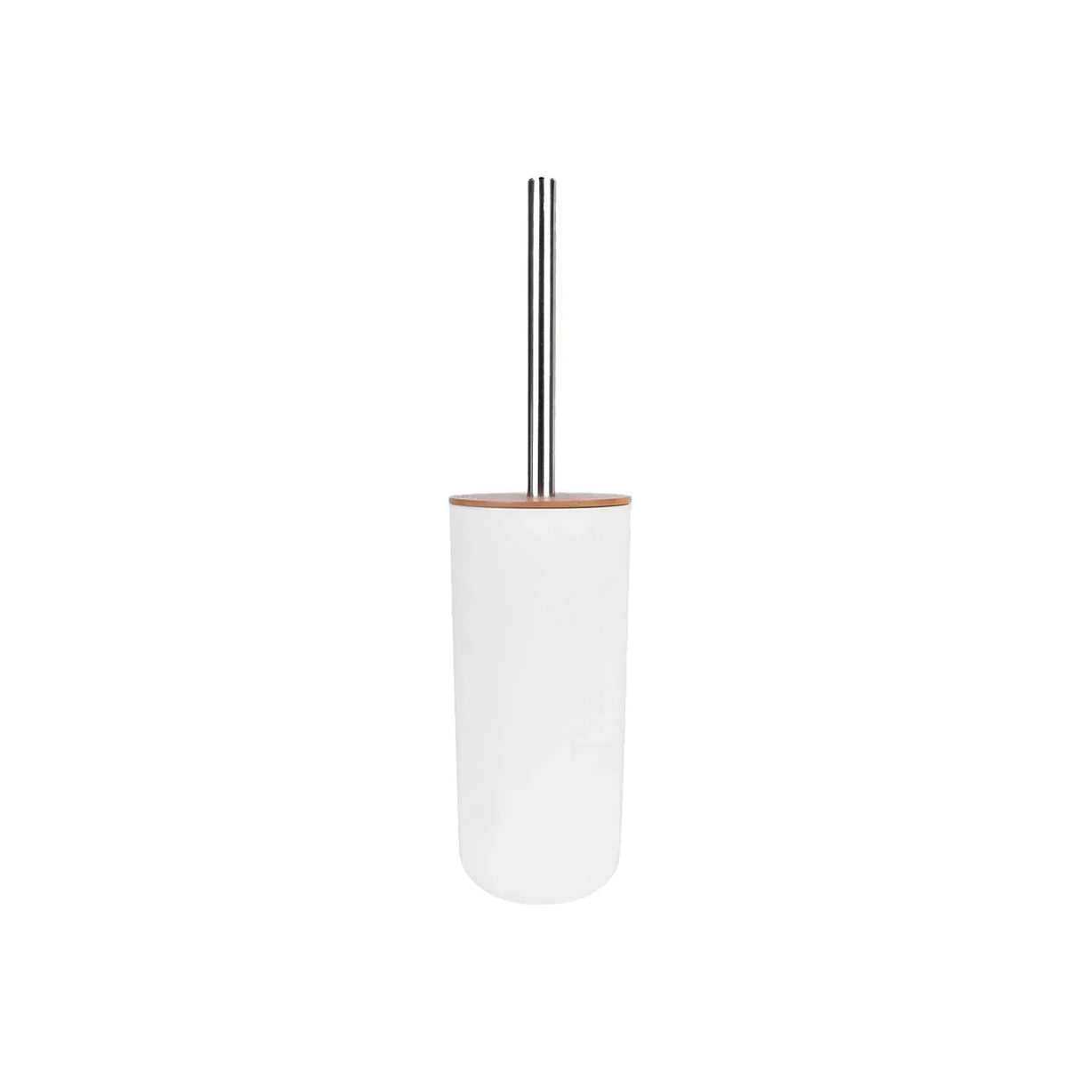 2 Pcs Bamboo-Lid Toilet Brush – Clevinger Collection, BPA-Free