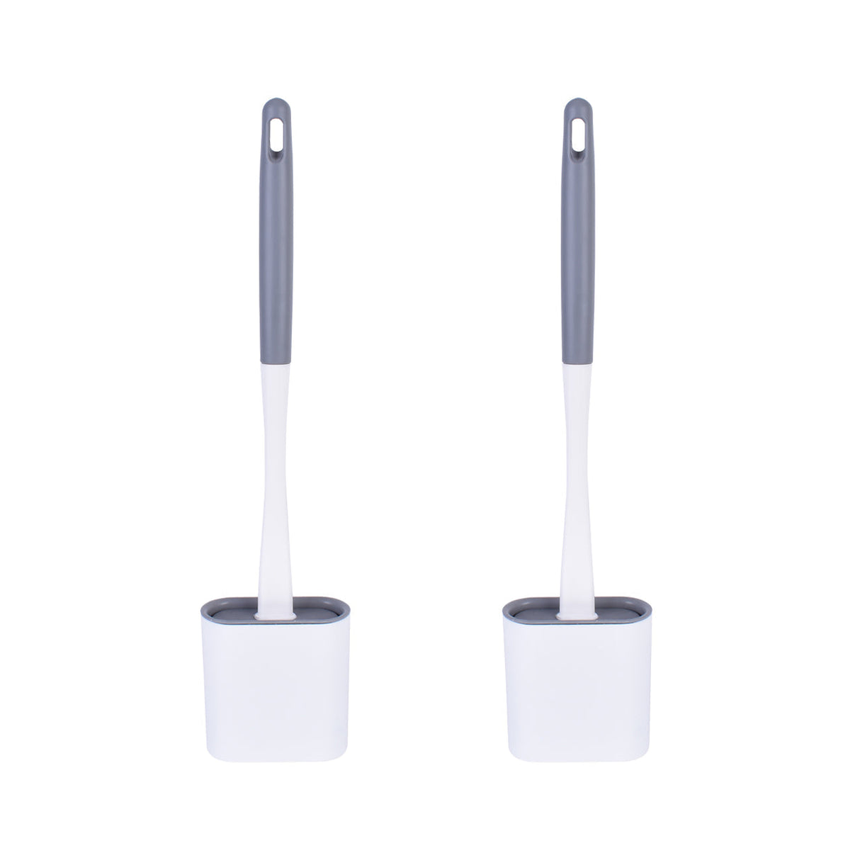 2 Pcs Toilet Brush Set