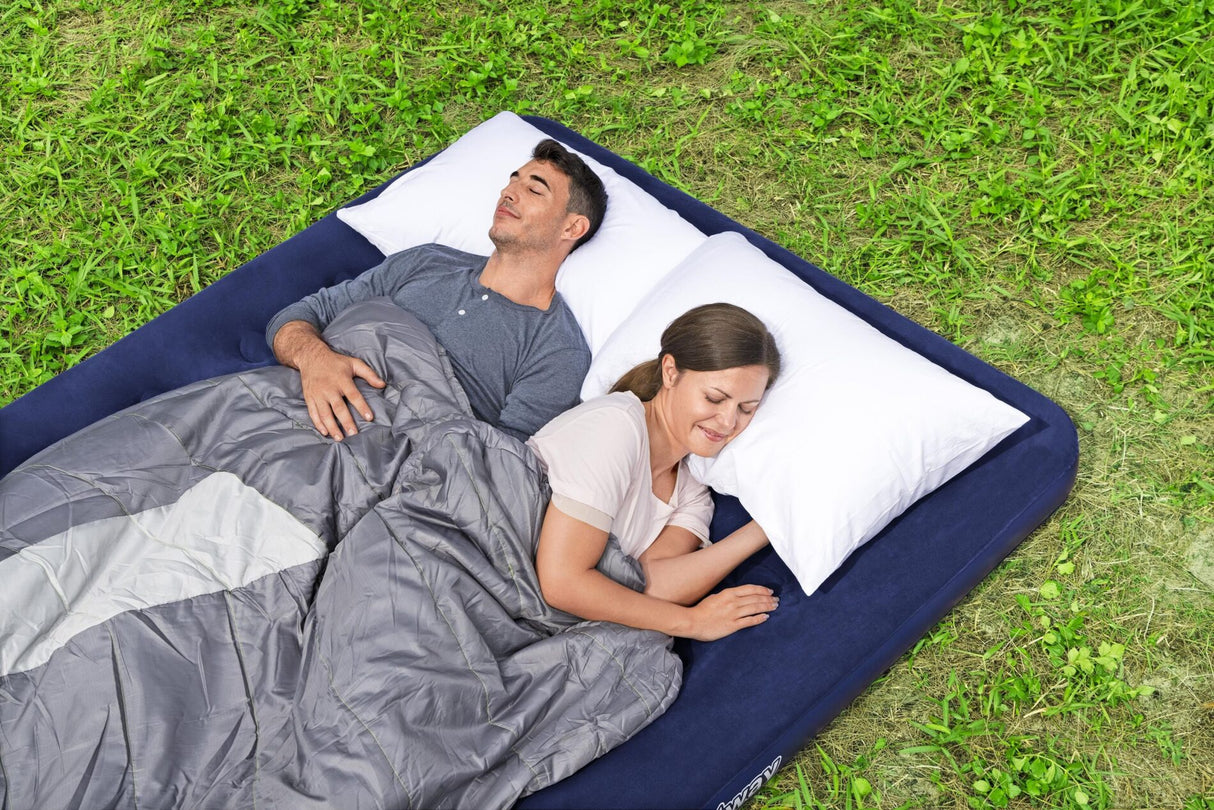Bestway 2.03m x 1.52m x 22cm Air Mattress Queen Inflatable Air Bed Indoor/Outdoor Heavy Duty Durable Camping