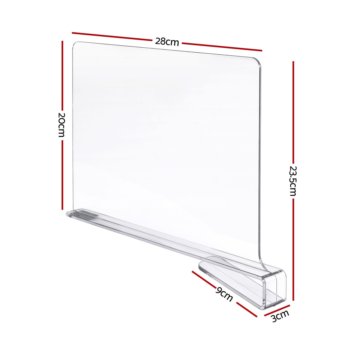 Artiss 6 Pack Closet Organizers and Storage Clear Shelf Dividers - Shoppers Spot Health & Beauty > Personal Care > Deodorants & Anti-Perspirants - Alternate view 2