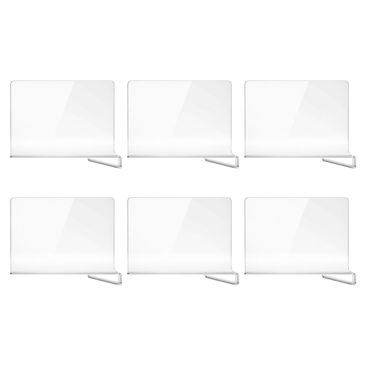 Artiss 6 Pack Closet Organizers and Storage Clear Shelf Dividers - Shoppers Spot Health & Beauty > Personal Care > Deodorants & Anti-Perspirants - Alternate view 3