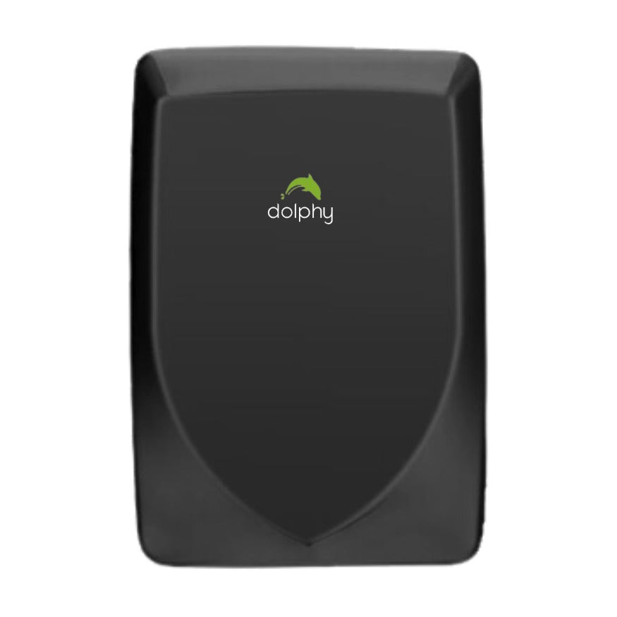 Dolphy Compact Touchless Hand Dryer – 700W ABS, Black – Automatic Hygienic & Energy-Saving Design