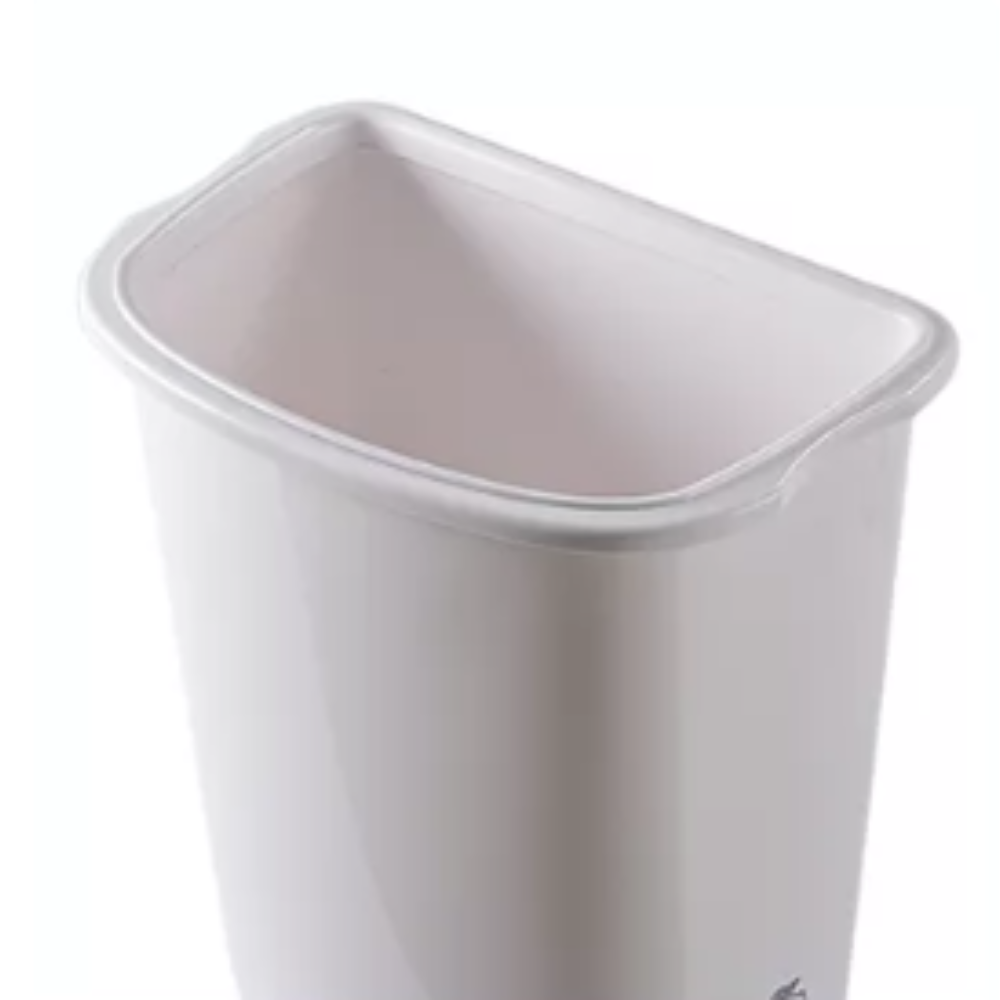 Dolphy Plaza Waste Bin 32L – Durable Polypropylene Rubbish Bin with Leak-Proof Design – White