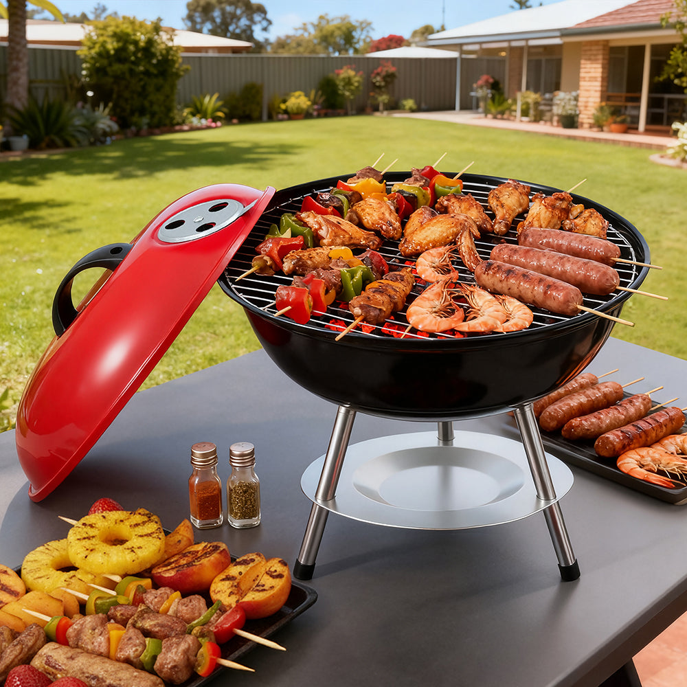 Grillz charcoal portable grill, lightweight.