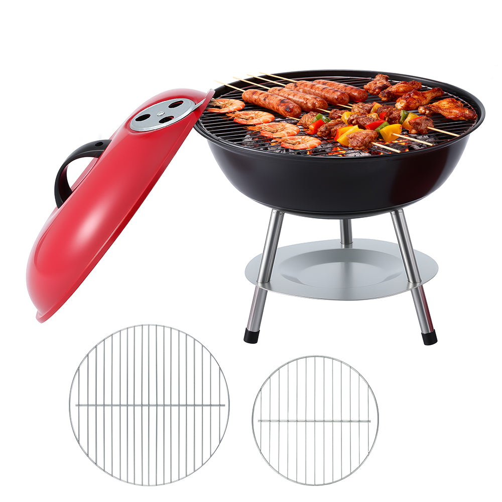 Grillz charcoal portable grill, lightweight.