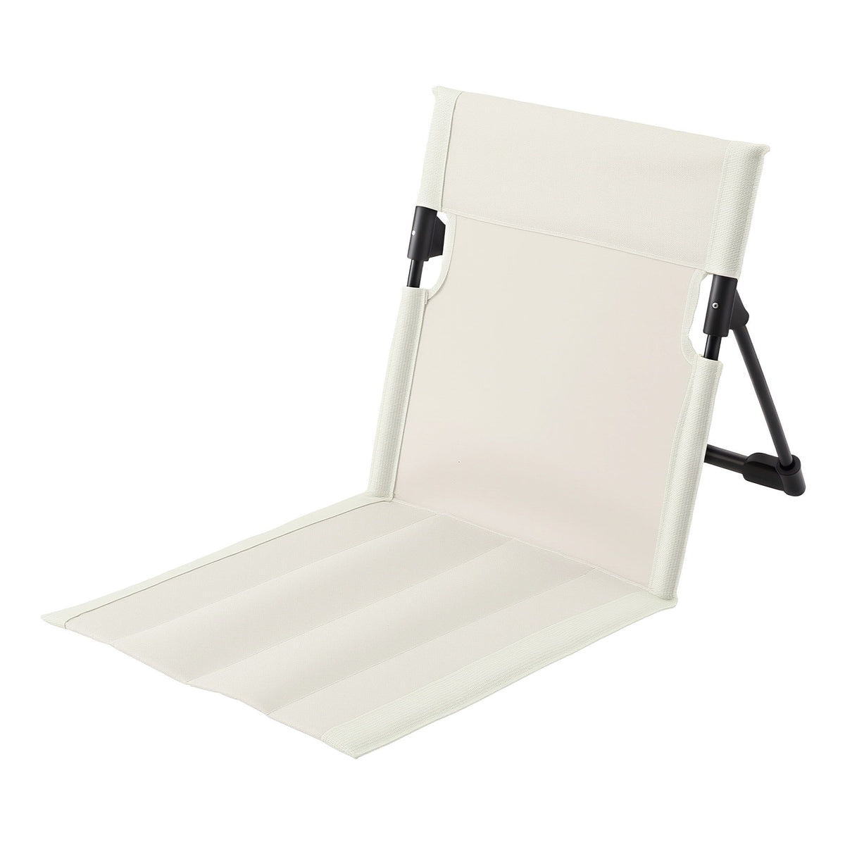 Weisshorn Foldable Camping Chair Oxford Aluminum Alloy Backrest Beige.