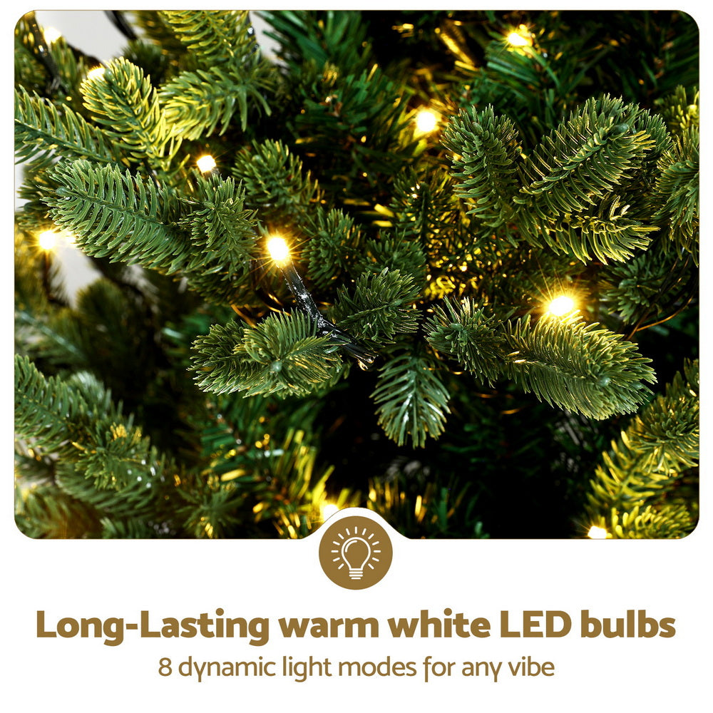 The 1.2m potted LED tree shown again, battery operated.