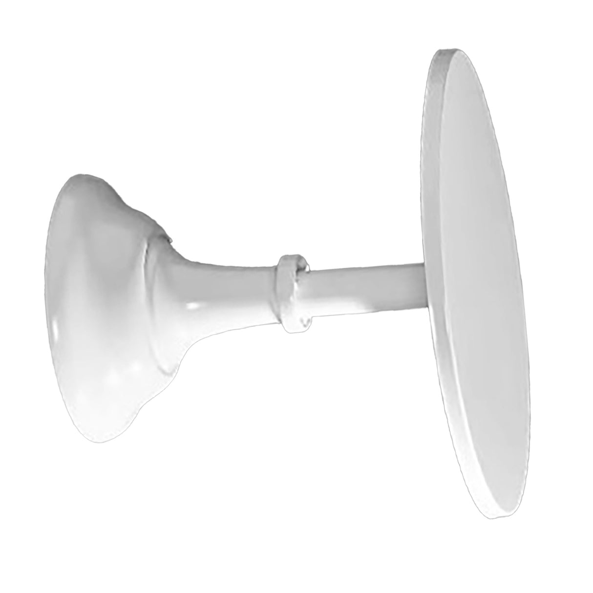 Metal Cake Stand European Style Anti Slip Round Cake Stand for Weddings Parties Anniversaries Medium White