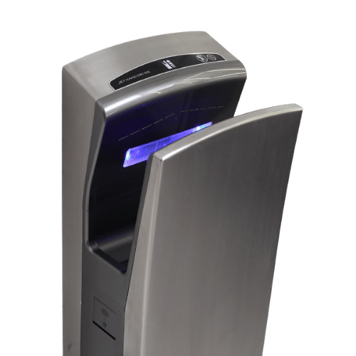Dolphy Automatic Jet Hand Dryer 1650W – Stainless Steel Silver | High-Speed, Wall Mounted, Touchless Sensor, Fast Drying, Commercial Use