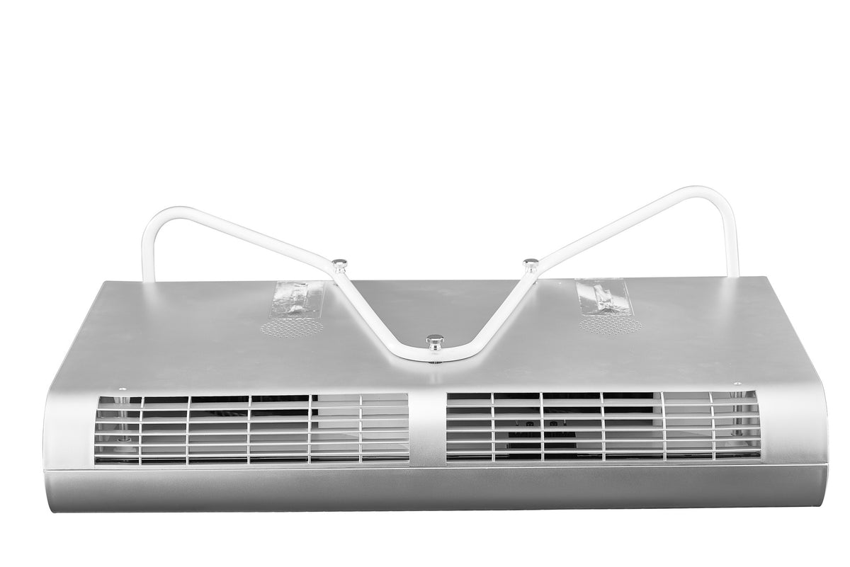 Top of the Dolphy air purifier showing the air outlet vents