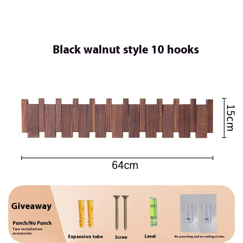 Wall Mounted Keys and Clothes Hook