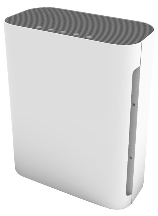 Dolphy Air Purifier with Dust Sensor – 55W HEPA & Carbon Filters, Air Ionizer, Touch Screen, Sleep Mode & Timer, 4 Fan Speeds, Real-Time Air Quality Display