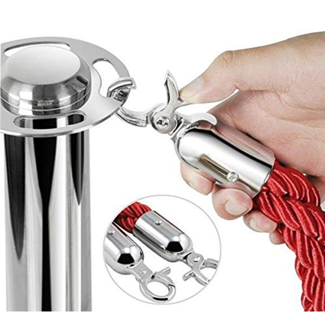 Nylon Twisted Rope for Queue Barrier - Red