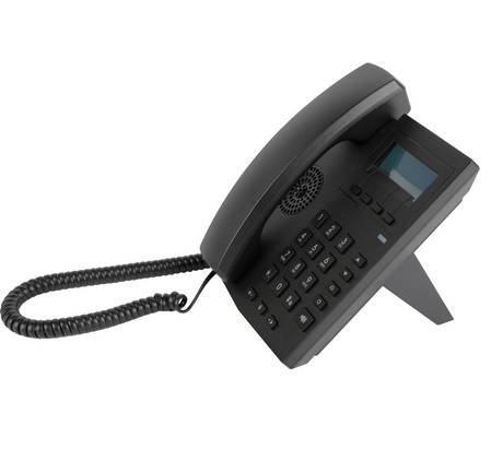 Dolphy black corded desk telephone
