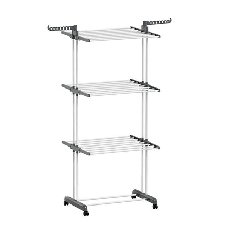 Artiss three-tier folding clothes airer drying rack