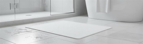 Dolphy Non-Slip Rubber Bath Mat for Seniors and Kids Needing Extra Bathroom Support