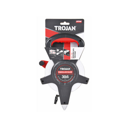 Trojan 30m Open Reel Tape Measure