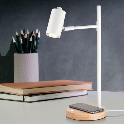 Verve Design Amari Desk Lamp With Wireless Charging