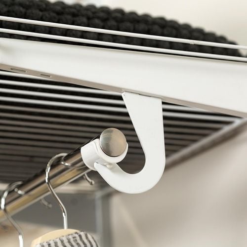 Flexi Storage Home Solutions Stainless Steel Hanging Rod End Cover - 4 Pack