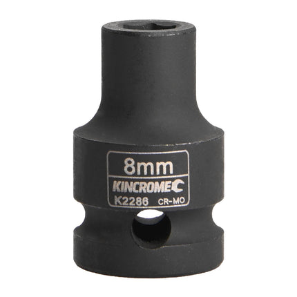 Kincrome 8mm 1/2” Square Drive Impact Socket