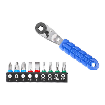 Kincrome 10 Piece Mini Ratchet Bit Set