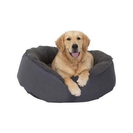 Baxter Bone Large Charcoal All In One Donut Pet Bed