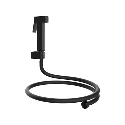 Evekare Matte Black Square Bidet Spray With Holder