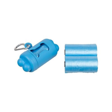 Happy Tails Blue Bone Waste Bag Dispenser With 3 Bags