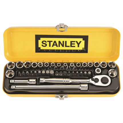 Stanley 1/4" Drive Socket Set - 40 Piece