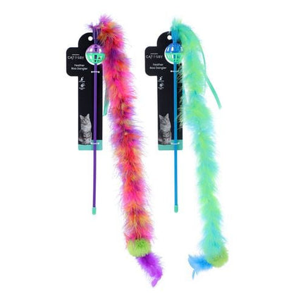 Paws & Claws 90cm Catsby Feather Boa Dangler