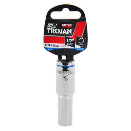 Trojan 11mm Deep Socket 1/2" Drive