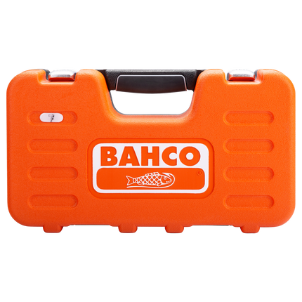 Bahco 1/2" Square Drive Socket Set With Metric Hex Profile And Ratchet