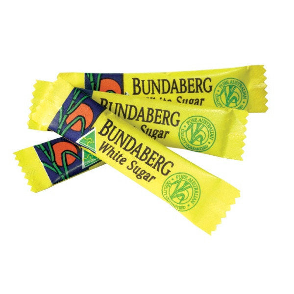 Bundaberg White Sugar Sticks 3g