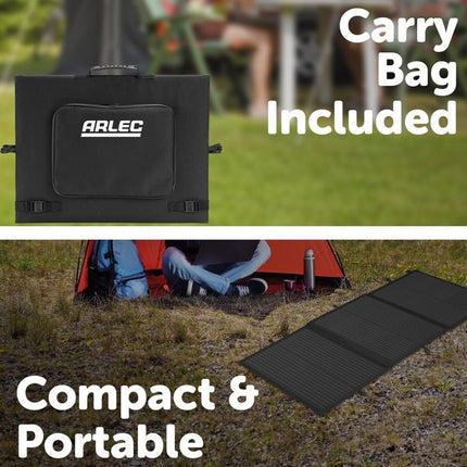 Arlec 100W Solar Portable Blanket with MPPT Controller