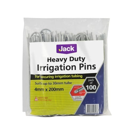 Jack 20cm Heavy Duty Irrigation Pin - 100 Pack