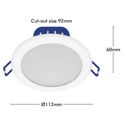 DETA 10W 950lm Grid Connect RGB+CCT Smart LED Downlight - 4 Pack