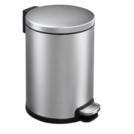 6L Round Stainless Steel Pedal Bin